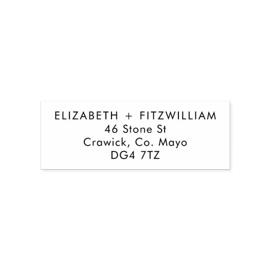 Boho Waterverf Abstract | Trouw Retouradres Zelfinktende Stempel (Design)