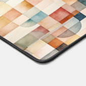 Boho Waterverf Abstracte Kunst Bureaumat (Hoek)