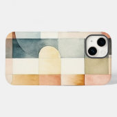 Boho Waterverf Abstracte Kunst Case-Mate iPhone Case (Achterkant (horizontaal))
