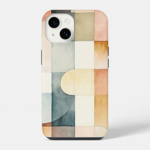 Boho Waterverf Abstracte Kunst iPhone 14 Hoesje