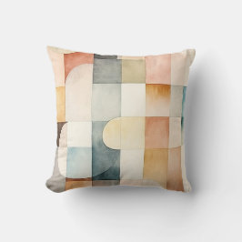 Boho Waterverf Abstracte Kunst Kussen