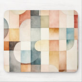 Boho Waterverf Abstracte Kunst Muismat (Voorkant)