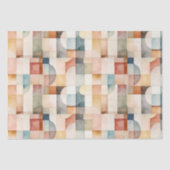 Boho Waterverf Abstracte Kunst Tissuepapier (Voorkant)