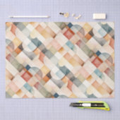 Boho Waterverf Abstracte Kunst Tissuepapier (Craft)