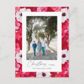 Boho waterverf anemones briefkaart (Voorkant)