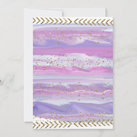 Boho Waterverf Arrow Young vertrekt drie dagen in Kaart (Achterkant)