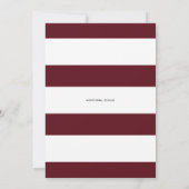 Boho Waterverf Autumn Wreath Wedding Shower Kaart (Achterkant)