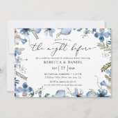 Boho Waterverf avond voor repetitie diner Kaart (Voorkant)