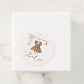 Boho Waterverf Babykleding Meisje Baby shower Bedankjes Labels (In situ)