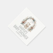 Boho Waterverf Beer Baby Borrel Servet (Hoek)