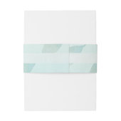 Boho Waterverf blauw gepersonaliseerd Uitnodigingen Wikkel (Achterkant Voorbeeld)