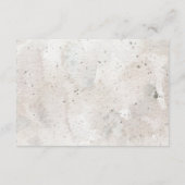 boho waterverf bloemen Douche luier gedachten Informatiekaartje (Achterkant)