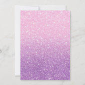 Boho Waterverf Bloemen Meisje Vlinder Baby shower Kaart (Achterkant)