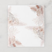 boho waterverf bloemen plaatje plaatskaartje (Buitenkant ongevouwen)