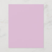 Boho Waterverf Bloemen Roze & Witte Bruiloft (Achterkant)