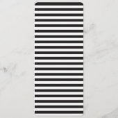 Boho Waterverf Bloemen Trouwdiner Menu's (Achterkant)