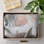 Boho Waterverf Bloemen Veer Paardenweefsel Papier (Geschenk)