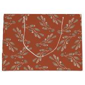 Boho Waterverf Bloemen Wrapping Papier Groot Cadeauzakje (Voorkant)