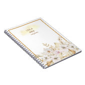 Boho Waterverf Bloemeneiland Notitieboek (Rechterzijde)