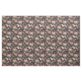 Boho Waterverf bloemmotief - Bourgogne Stof (Fat Quarter)
