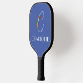 Boho waterverf botanische letter C Pickleball Paddle (Links)