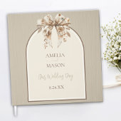 Boho Waterverf Bow bruiloft gastenboek