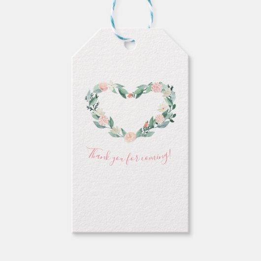 Boho Waterverf bruiloft gunst Labels Cadeaulabel (Voorkant)