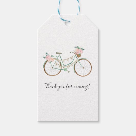 Boho Waterverf bruiloft gunst Labels Cadeaulabel (Voorkant)