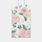 Boho Waterverf bruiloft gunst Labels Cadeaulabel (Achterkant)