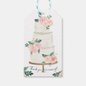 Boho Waterverf bruiloft gunst Labels Cadeaulabel (Voorkant)