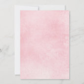 Boho Waterverf Bunny Balloon Baby shower Kaart (Achterkant)