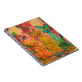 Boho Waterverf Cats - Aardse katachtige kunst (2) Notitieboek (Rechterzijde)