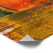 Boho Waterverf Cats - Aardse katachtige kunst (2) Poster (Hoek)