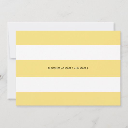 Boho Waterverf Citroen Krans Drive By Baby Shower Kaart (Achterkant)