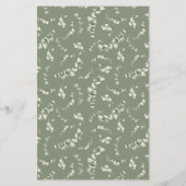 Boho Waterverf Clothesline Baby Brunch Uitnodigen (Achterkant)