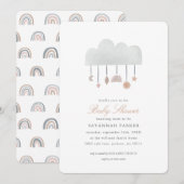 Boho Waterverf Cloud genderneutraal Kaart (Voorkant / Achterkant)