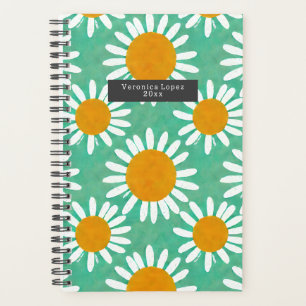 Boho Waterverf Daisies Planner