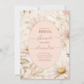 Boho Waterverf Daisy Vrijgezellenfeest Kaart (Voorkant)