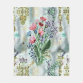 Boho Waterverf deken – Dromerige pastelworp (Voorkant)