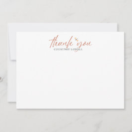 Boho Waterverf Dragonfly BEDANKT U Notitiekaartje