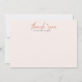 Boho Waterverf Dragonfly Shower DANK U Notitiekaartje