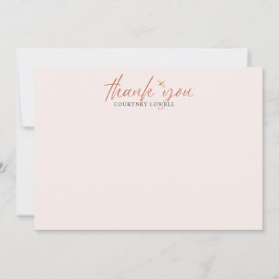 Boho Waterverf Dragonfly Shower DANK U Notitiekaartje