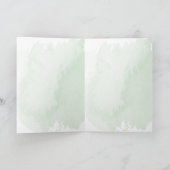 Boho Waterverf Eucalyptus gefeliciteerd Kaart (Binnen)