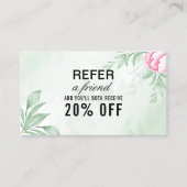 Boho Waterverf Eucalyptus Greenery Aanbevelingskaartje (Voorkant)