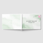 Boho Waterverf Eucalyptus Greenery​ Baby shower Gastenboek (Volledig)