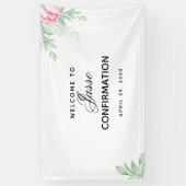 Boho Waterverf Eucalyptus Greenery Bevestiging Spandoek (Verticaal)