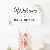 Boho Waterverf Eucalyptus Greenery Gender onthulli Spandoek (Insitu)