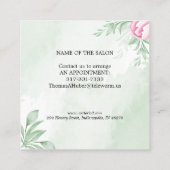 Boho Waterverf Eucalyptus Greenery Kortingskaartje (Achterkant)