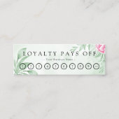 Boho Waterverf Eucalyptus Greenery Loyalty Punch (Voorkant)