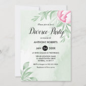 Boho Waterverf Eucalyptus laat scheiden Kaart (Voorkant)